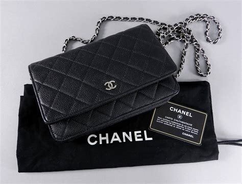 chanel black caviar woc wallet on chain bag|Classic wallet on chain .